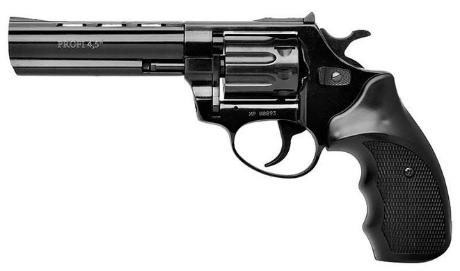Револьвер під патрон Флобера Zbroia Profi 4.5 чорний пластик - 1