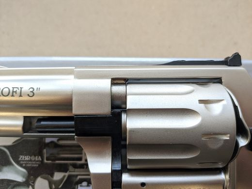 Револьвер під патрон Флобера Zbroia Profi 3 сатин пластик - 4
