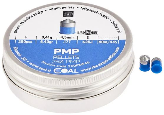 Пули пневматические Coal PMP 0.41 гр (250 шт) - 1