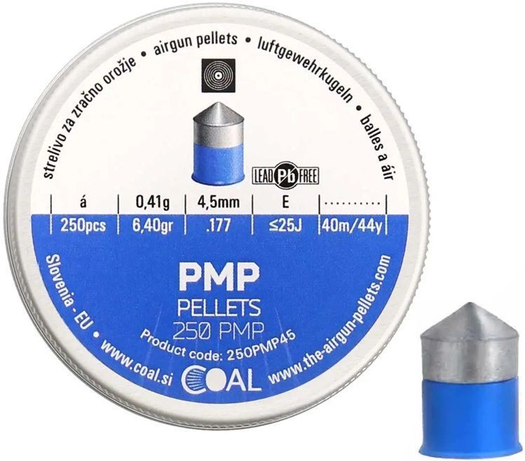 Пули пневматические Coal PMP 0.41 гр (250 шт) 4.5 мм купить в