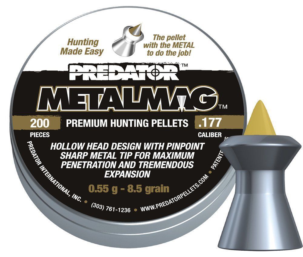 Пули пневматические JSB Metalmag 0.55 гр (200 шт) 4.5 мм купить в