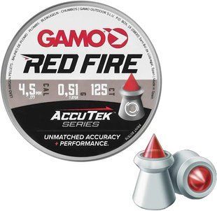 Пули пневматические Gamo Red Fire AccuTek 0.51 гр (125 шт) 4.5 мм - 1