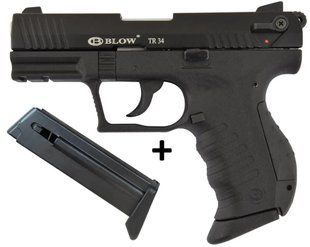 Стартовий пістолет Blow TR 34 Black + магазин - 1
