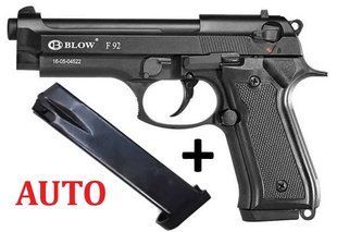 Стартовий пістолет Blow F92 Black Auto + магазин - 1