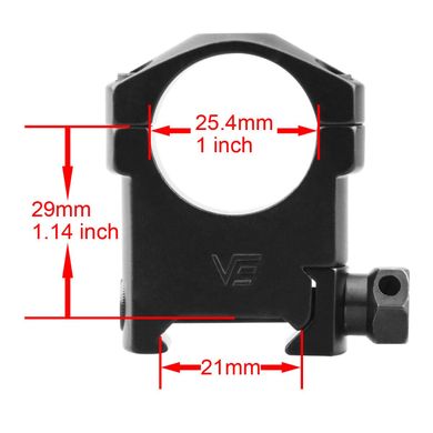 Кольца Vector Optics Mark 1 High 25.4 mm - 2