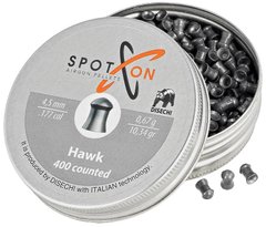 Кулі пневматичні Spoton Hawk 0.67 гр (400 шт) - 1