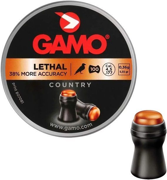 Кулі пневматичні Gamo Lethal 0.36 гр (100 шт) 4.5 мм купити в