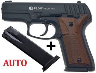 Стартовий пістолет Blow TRZ 914 02 Black Auto + магазин - 1