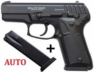 Стартовый пистолет Blow TRZ 914 02 Black Auto + магазин - 1