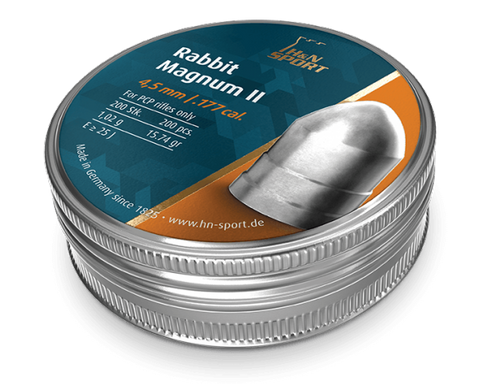 Кулі пневматичні H&N Rabbit Magnum II 1.02 гр (200 шт) - 1