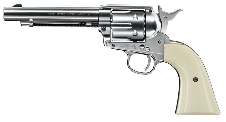 Пневматичний пістолет Umarex Colt Single Action 45 5.5" (Nickel) - 2