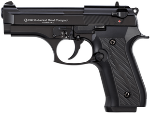 Стартовий пістолет Ekol Jackal Dual Compact Black - 1