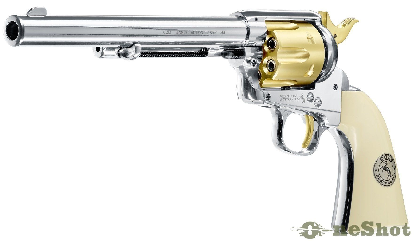 Пневматический револьвер Umarex Colt Single Action Army 45 7.5
