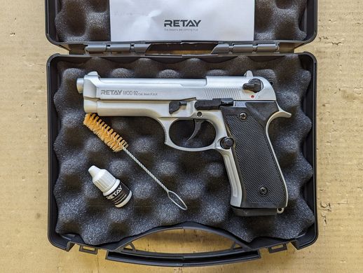 Стартовий пістолет Retay Mod 92 Chrome - 2