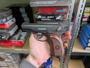 Пневматический пистолет WinGun Makarov Classic PM Blowback (Уценка) - 1