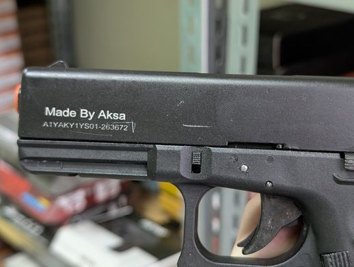 Стартовый пистолет Aksa AK14-K10 Black (Уценка) - 3