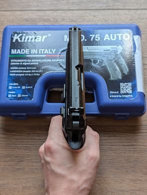 Стартовий пістолет Kimar Mod 75 Auto Black - 5