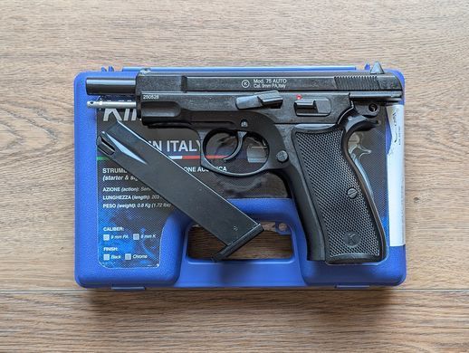 Стартовий пістолет Kimar Mod 75 Auto Black - 3