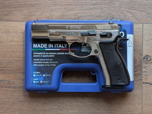 Стартовий пістолет Kimar Mod 75 Auto Chrome - 2