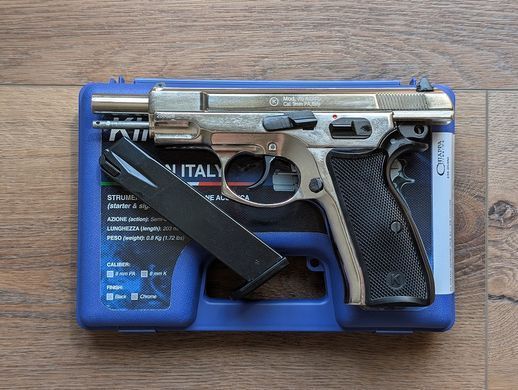 Стартовий пістолет Kimar Mod 75 Auto Chrome - 3
