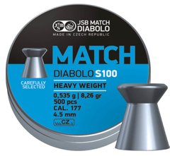 Кулі пневматичні JSB Diabolo Match S100 0.53 гр (500 шт) - 1
