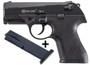 Стартовый пистолет Blow TR 14 Black + магазин - 1