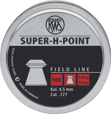 Пули пневматические RWS Super-H-Point 0.45 гр (500 шт) - 1