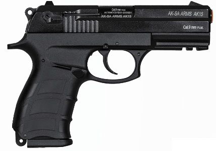 Стартовий пістолет Aksa AK15-K8 Black - 2