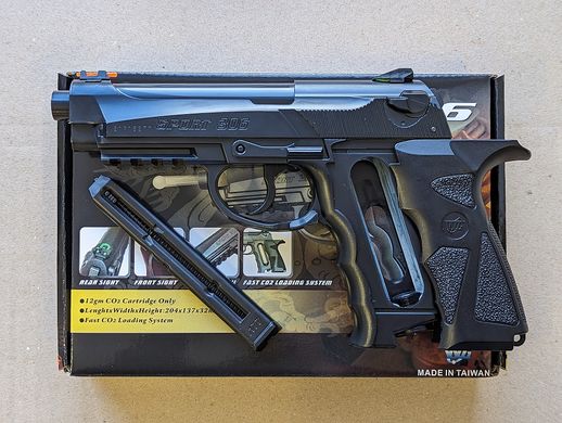 Пневматичний пістолет WinGun 306 Beretta 92 - 4