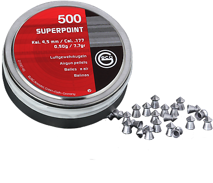 Пули пневматические Geco Superpoint 0.50 гр (500 шт) - 1