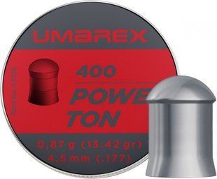 Пули пневматические Umarex Power Ton 0.87 гр (400 шт) 4.5 мм - 1
