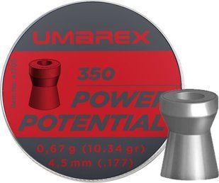 Пули пневматические Umarex Power Potential 0.67 гр (350 шт) 4.5 мм - 1