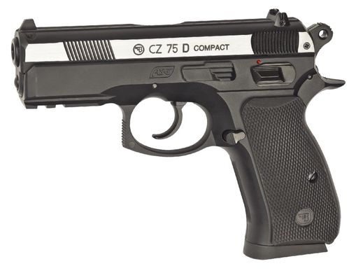 Пневматичний пістолет ASG CZ 75D Compact нікель - 1