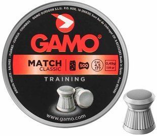 Пули пневматические Gamo Match 0.49 гр (250 шт) 4.5 мм - 1
