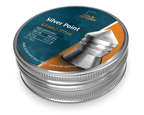 Кулі пневматичні H&N Silver Point 0.75 гр (500 шт) - 1
