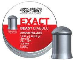 Пули пневматические JSB Diabolo Exact Beast 1.05 гр (250 шт) - 1